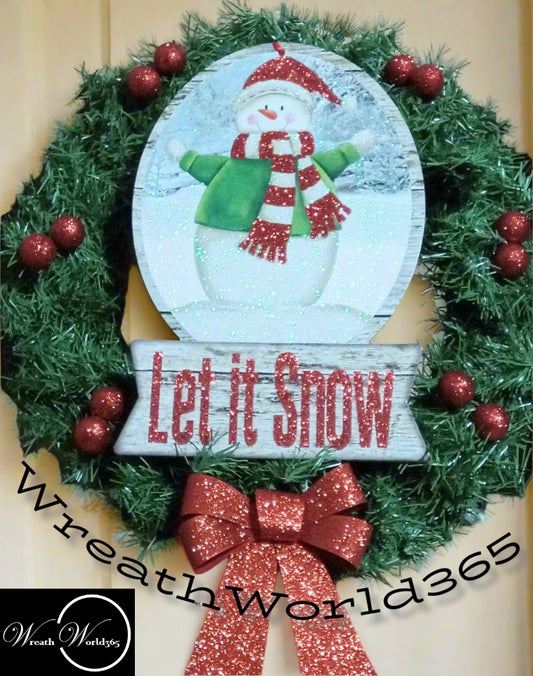 Let It Snow Wreath