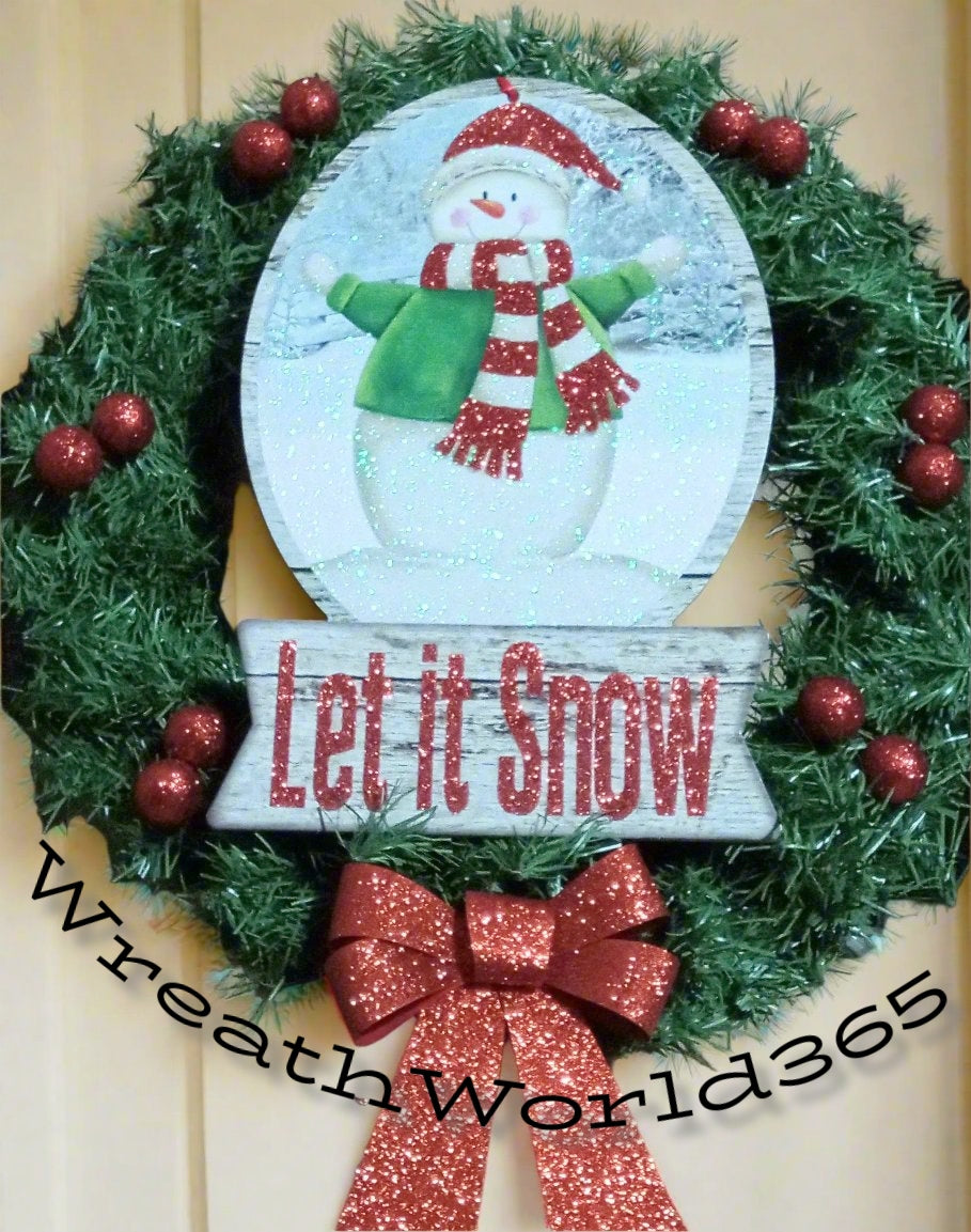 Let It Snow Wreath