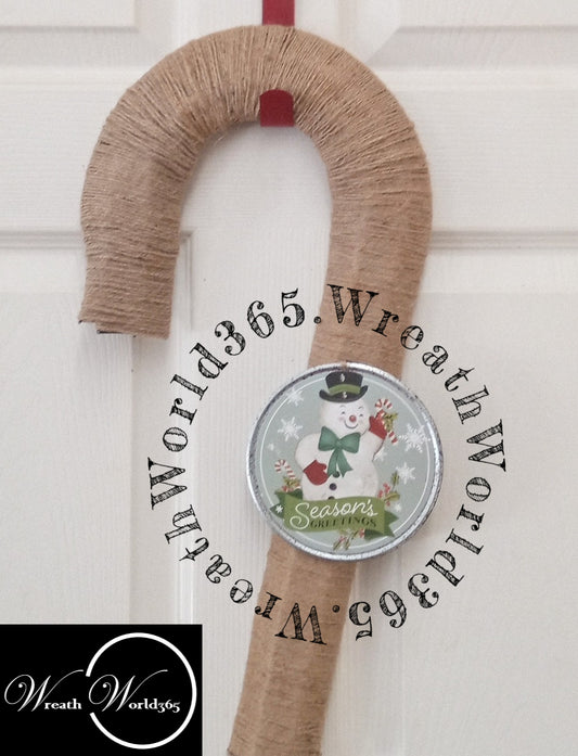 Vintage Frosty Wreath